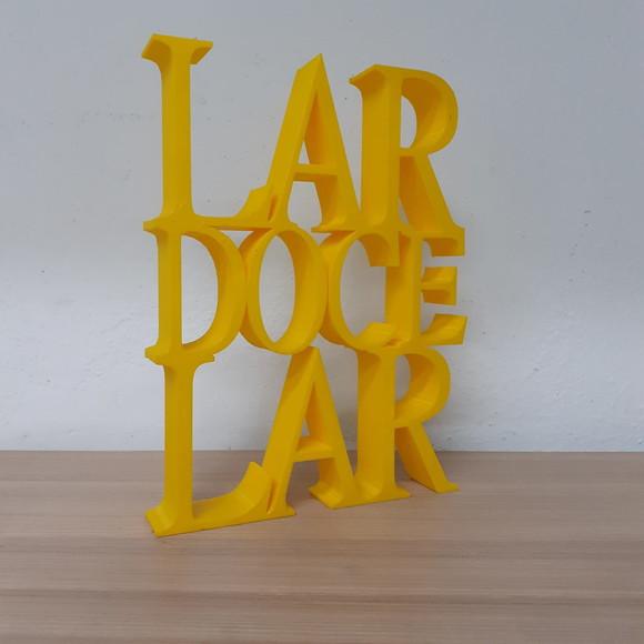 Palavra Decorativa Lar Doce Lar