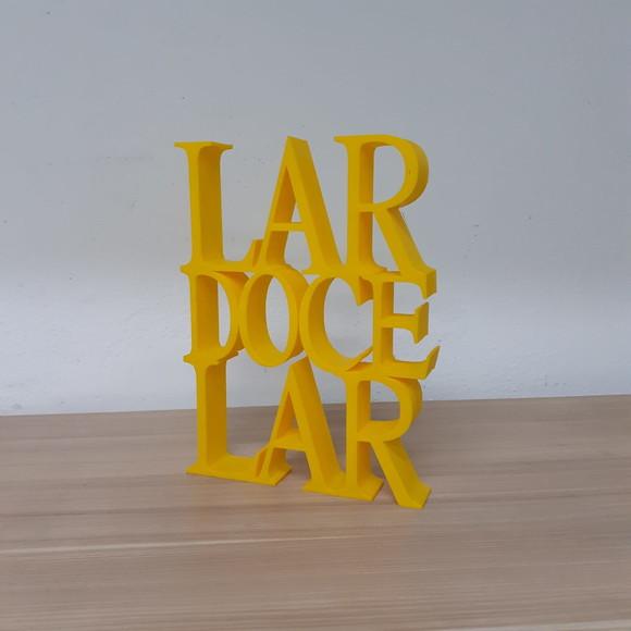 Palavra Decorativa Lar Doce Lar