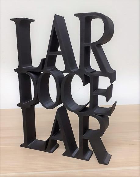 Palavra Decorativa Lar Doce Lar