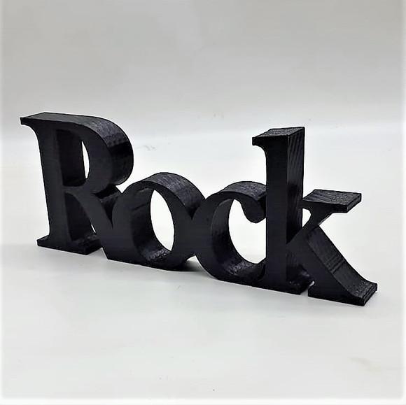Palavra Decorativa Rock