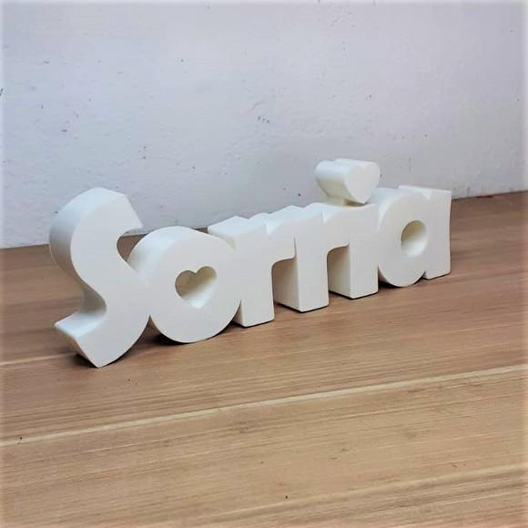 Palavra Decorativa Sorria