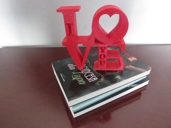Texto Decorativo I Love You