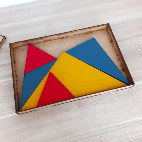 Caixas de Triâgulação Montessori