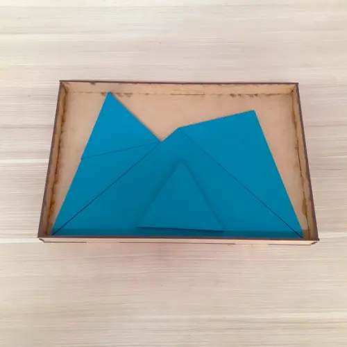 Caixas de Triâgulação Montessori