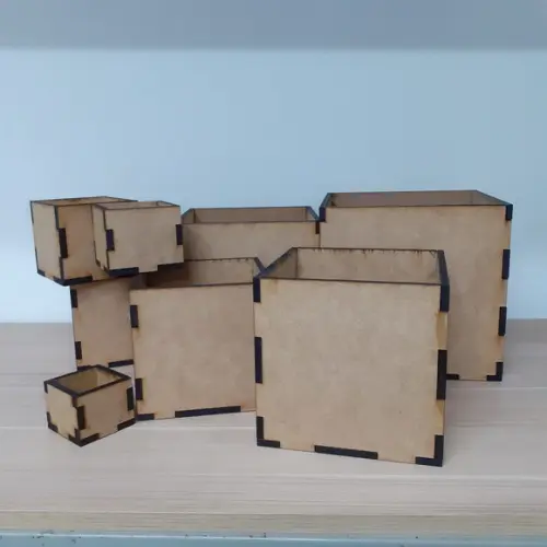 Caixas para Material Geográfico Montessori