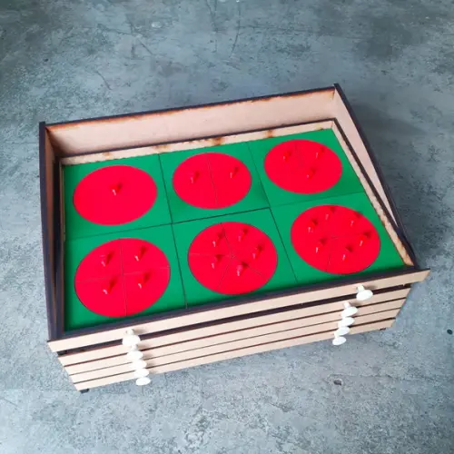 Gabinete de Frações Montessori
