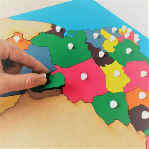 Mapa Quebra Cabeça Estados do Brasil