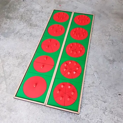 Placas de Encaixe de Frações