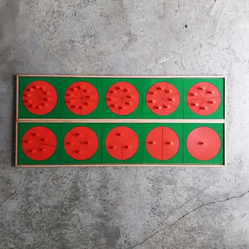 Placas de Encaixe de Frações
