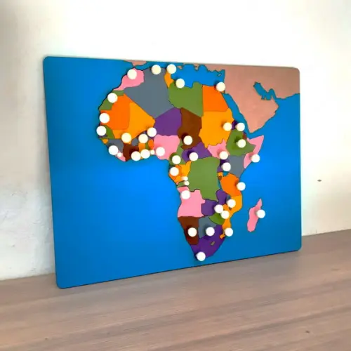 Quebra Cabeças Mapa da Africa