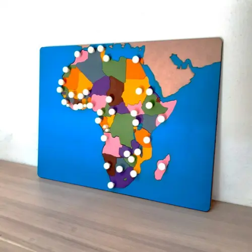 Quebra Cabeças Mapa da Africa