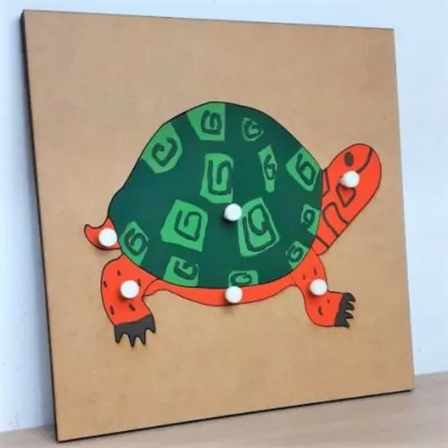 Quebra Cabeças Montessori de Biologia Tartaruga