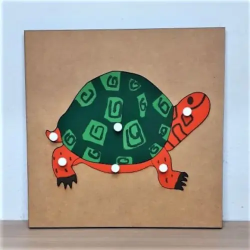 Quebra Cabeças Montessori de Biologia Tartaruga