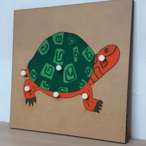 Quebra Cabeças Montessori de Biologia Tartaruga