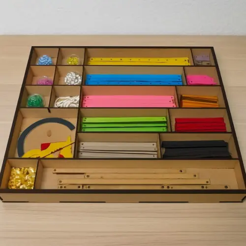 Varetas Geométricas Montessori (material Barrinhas)