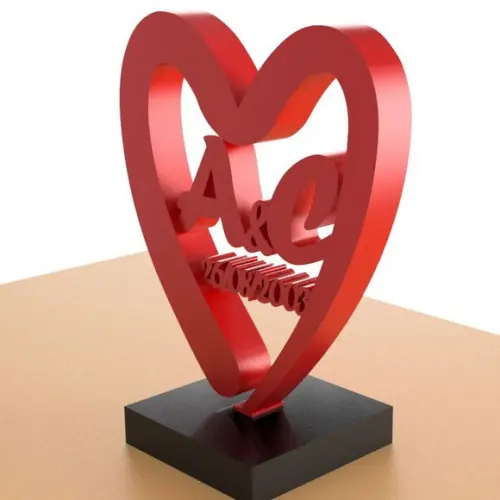 Love Heart Coração Personalizável
