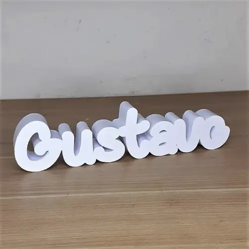 Nome Personalizado em 3d