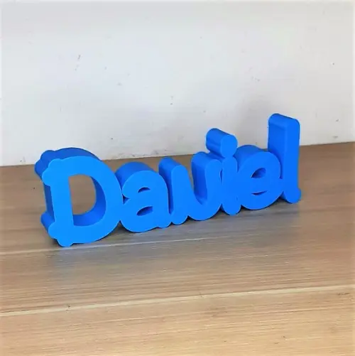 Nome Personalizado em 3d