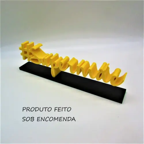 Palavra Decorativa Feita com Impressão 3d #supermãe