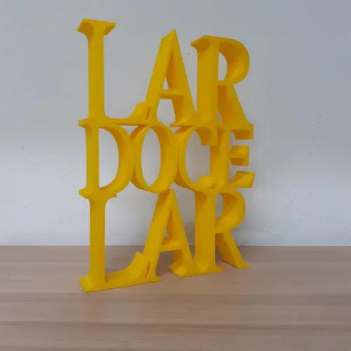 Palavra Decorativa Lar Doce Lar