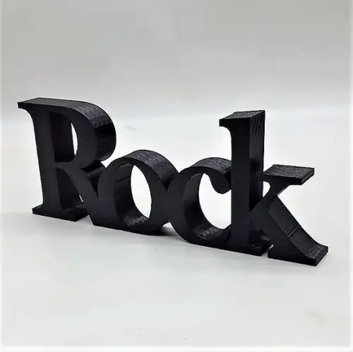 Palavra Decorativa Rock