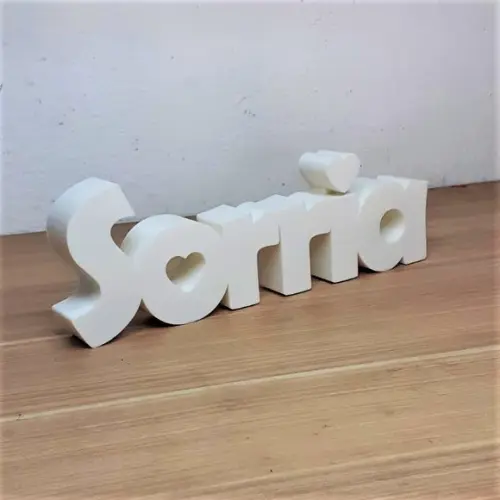 Palavra Decorativa Sorria