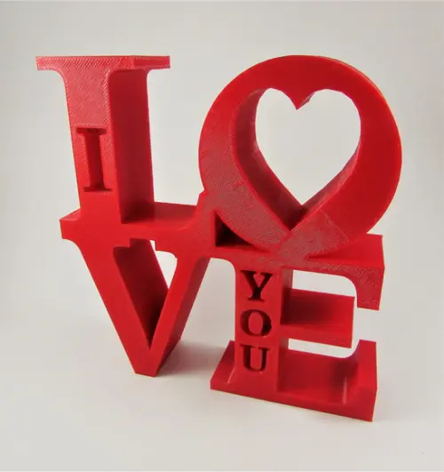 Texto Decorativo I Love You