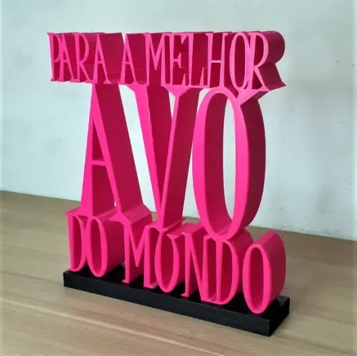 Texto Decorativo para a Melhor Avó do Mundo