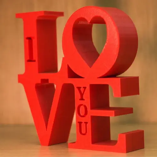 Texto Decorativo I Love You