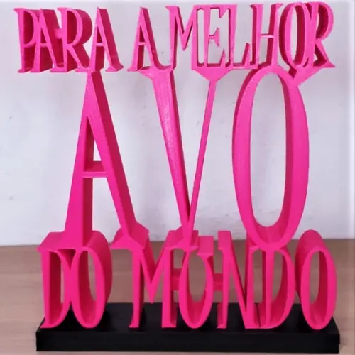 Texto Decorativo para a Melhor Avó do Mundo