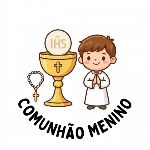 Convites  Primeira Comunhão/ Eucaristia Menino
