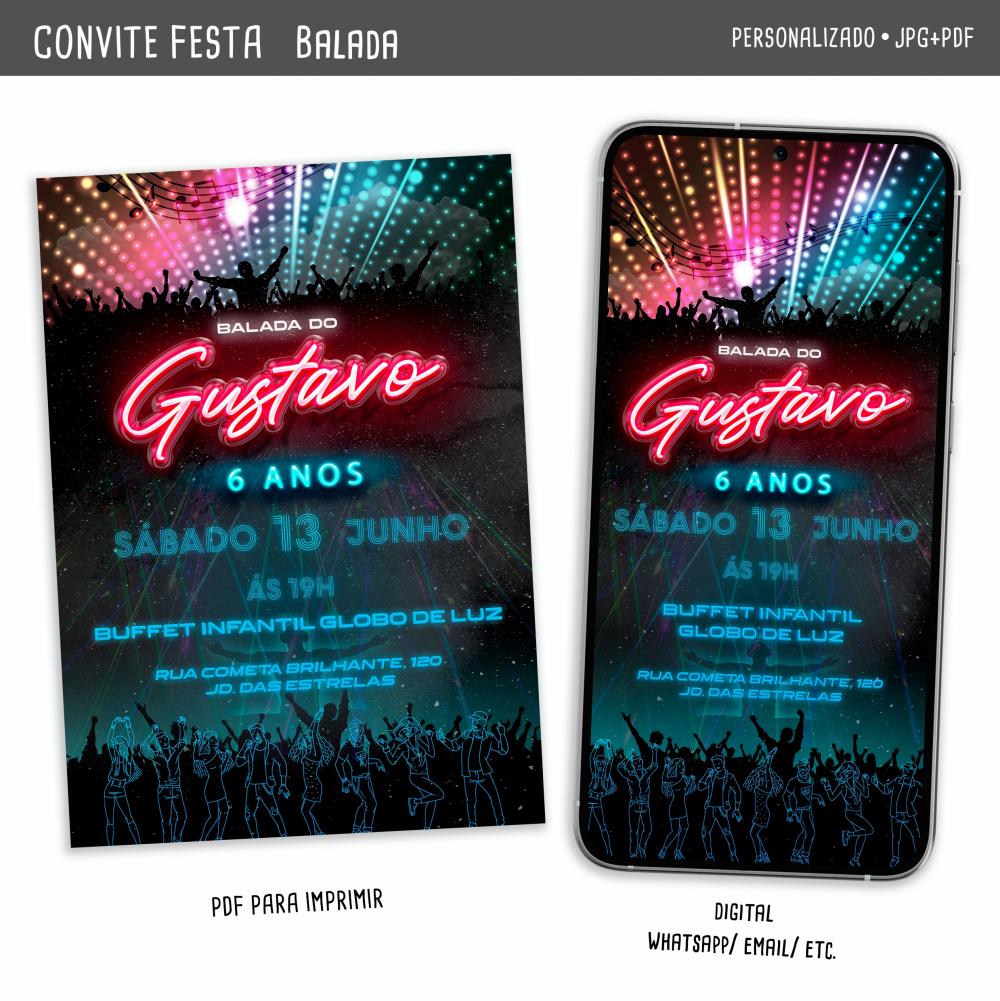 Convite Digital Balada