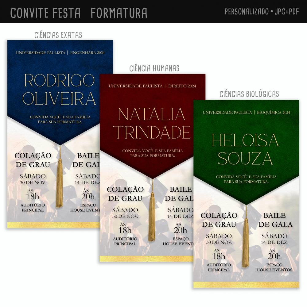 Convite Digital Formatura