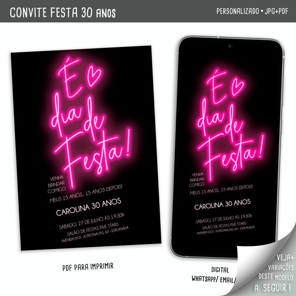 Convite Digital 30 Anos