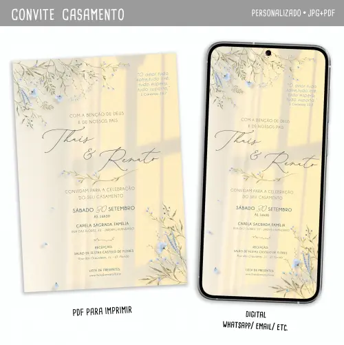 Convite Digital Casamento