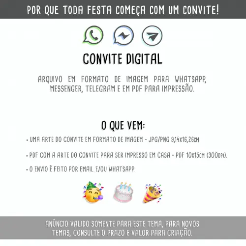 Convite Digital Fundo do Mar