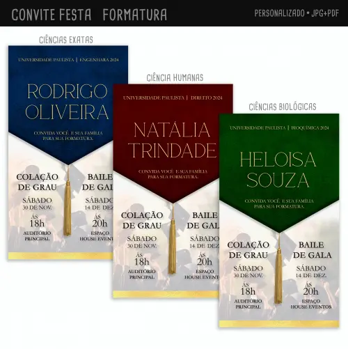 Convite Digital Formatura