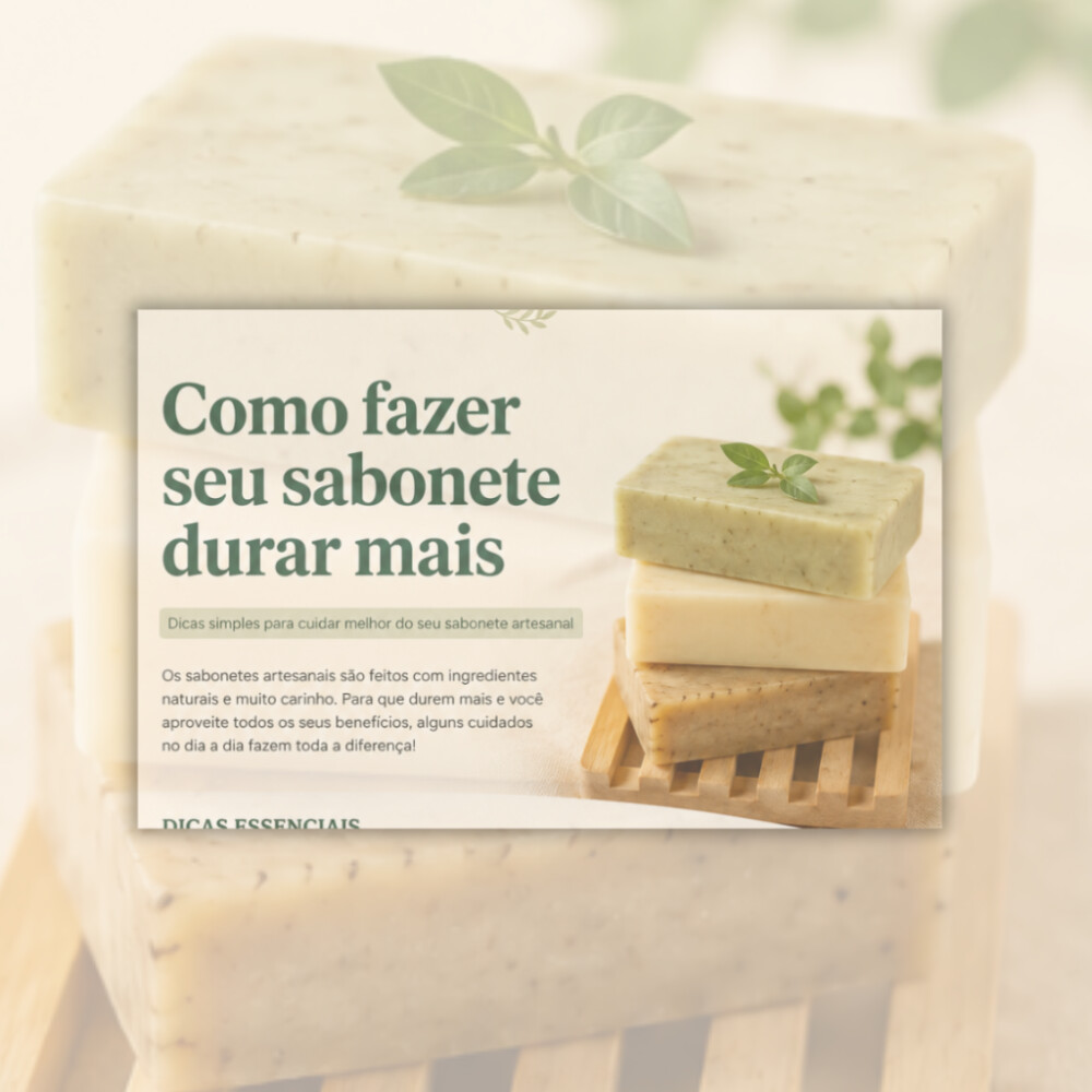 TUTORIAL - Como fazer seu sabonete durar mais