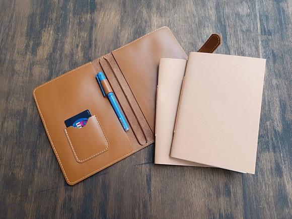 Bullet Journal Cadernos de Couro Carpas Yin Yang