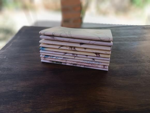 Caderno A5 Flores de Cerejeira Brochurinha