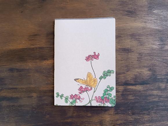 Caderno A5 Borboletas Arte Japonesa Brochurinha