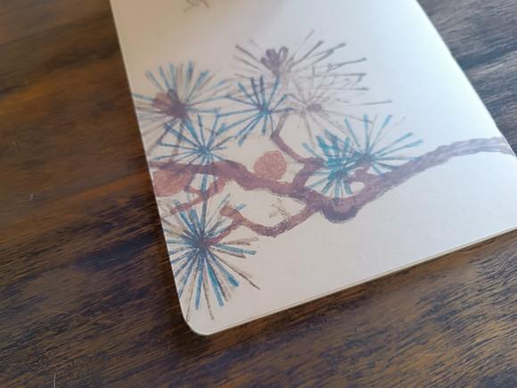 Caderno A5 Pássaro Arte Japonesa Brochurinha