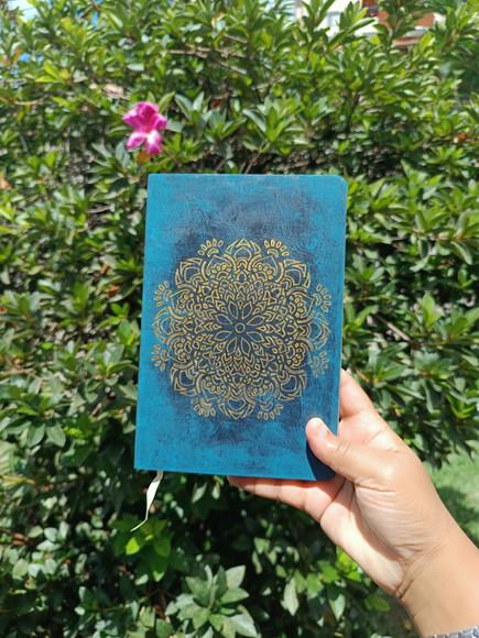 Caderno de Couro Legítimo Mandala