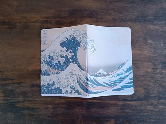 Caderno Onda de Kanagawa Brochurinha