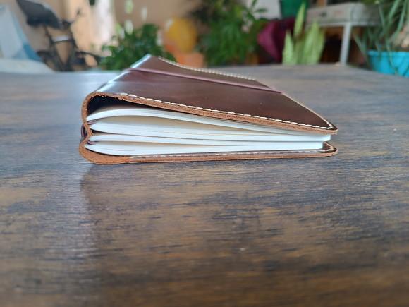 Capa de Couro Marrom Tipo Midori