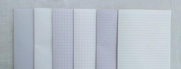 Papel Marfim ou Reciclado Pautado Quadriculado Pontilhado