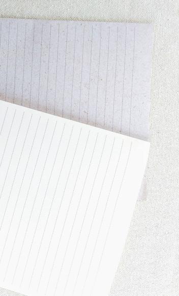 Papel Marfim ou Reciclado Pautado Quadriculado Pontilhado
