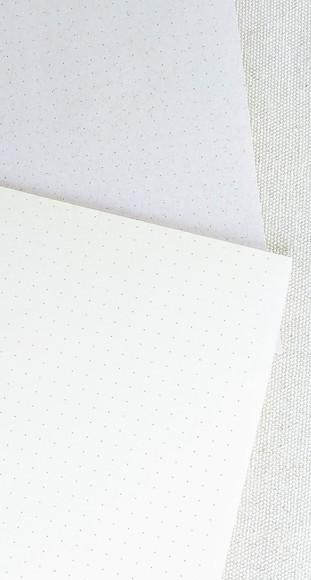 Papel Marfim ou Reciclado Pautado Quadriculado Pontilhado