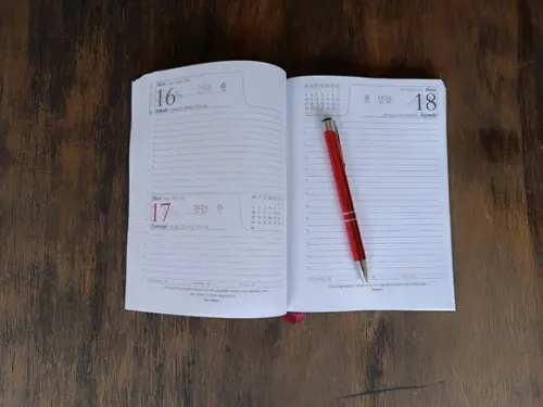 Agenda 2026 Capa de Couro