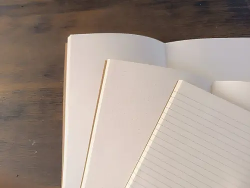 Bullet Journal Marrom Capa com Cadernos de Couro